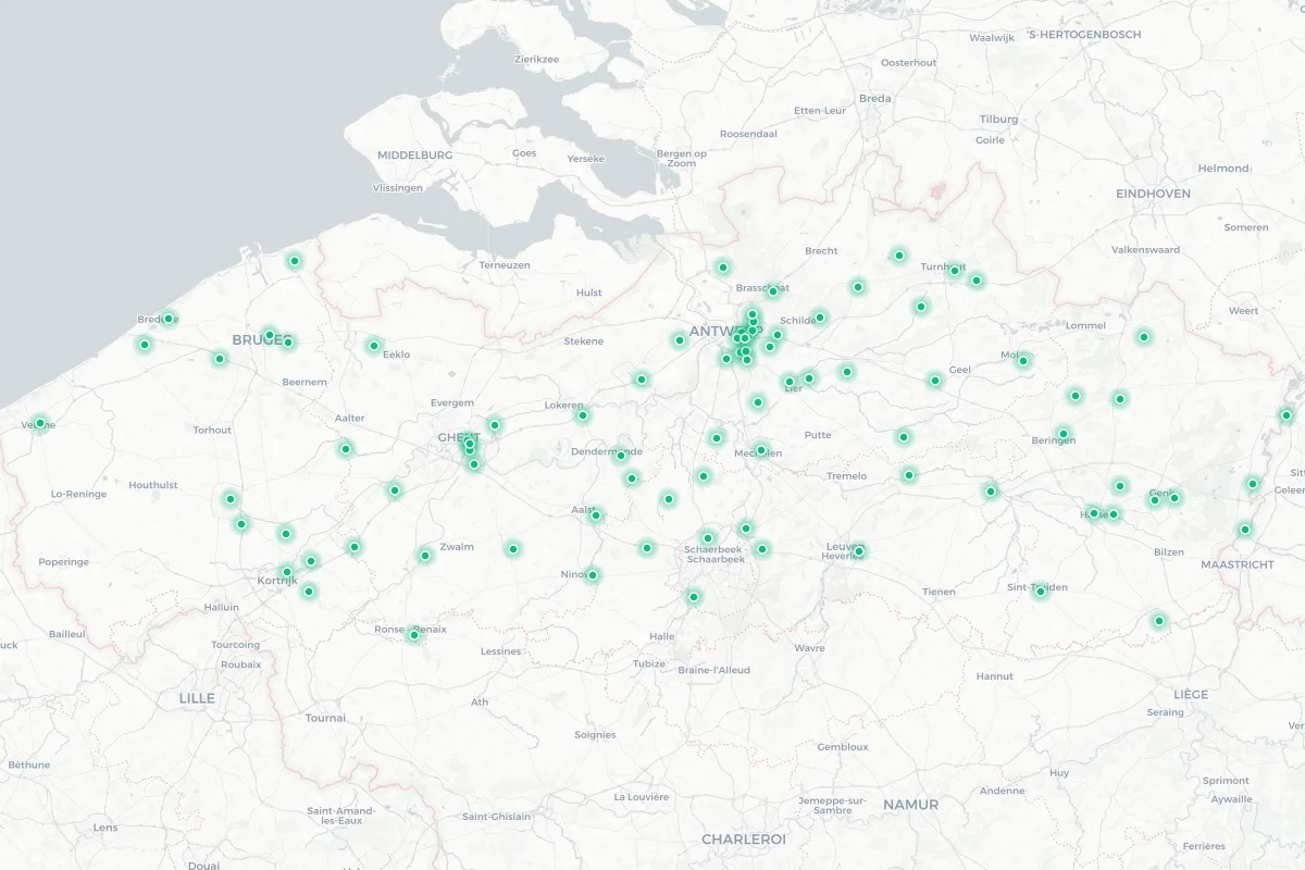 Albert Heijn location map