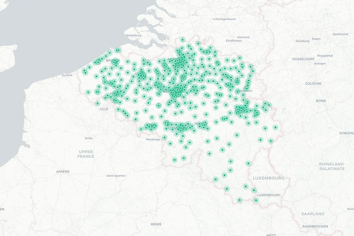Aldi location map