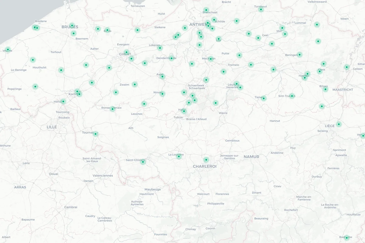 Gamma location map