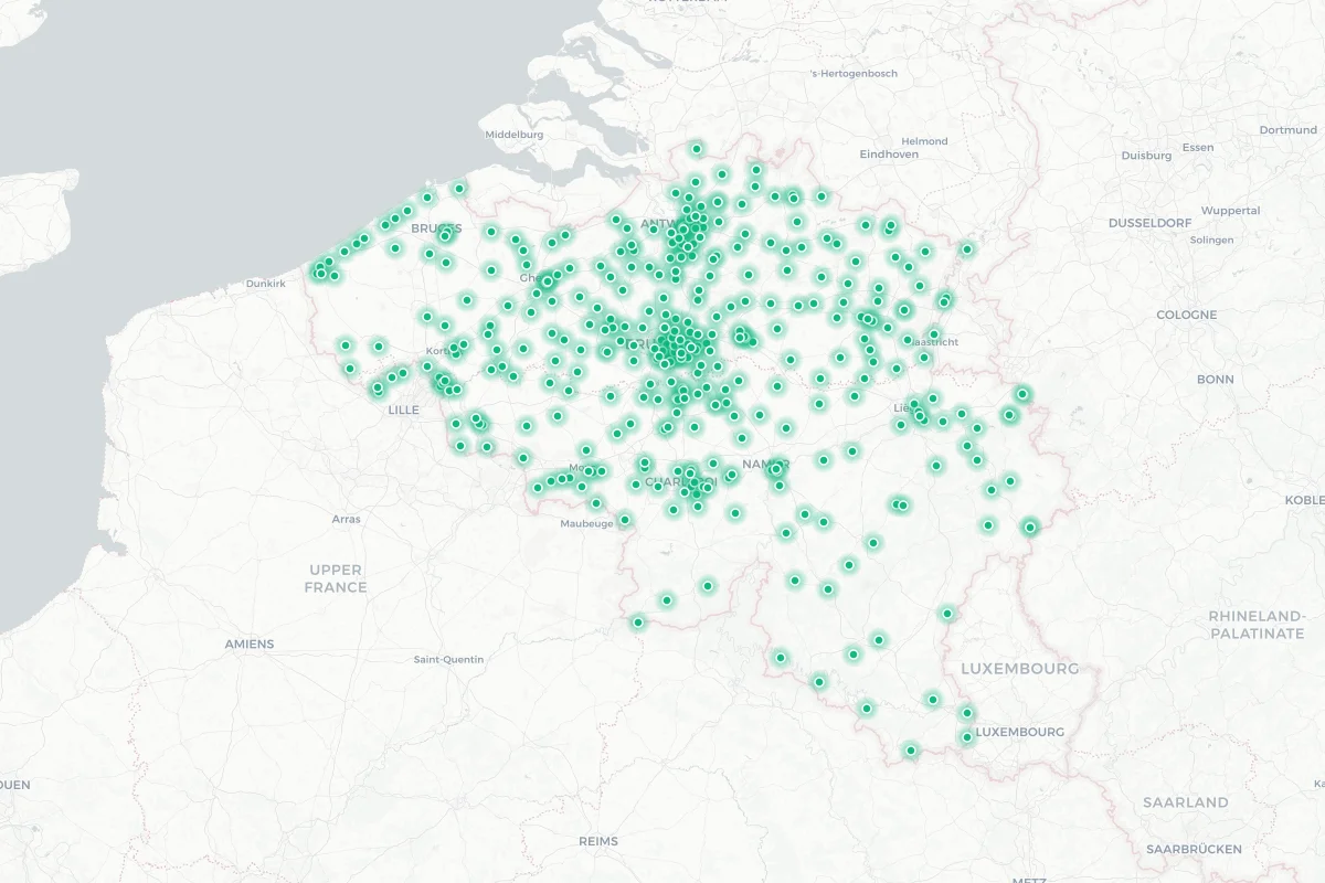 Leonidas location map