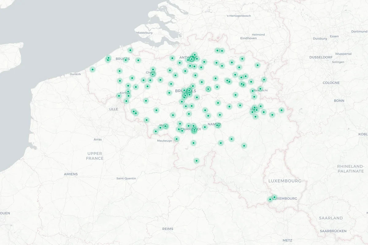 McDonald's location map