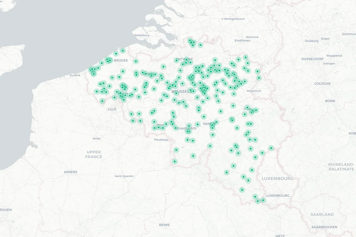 SPAR location map