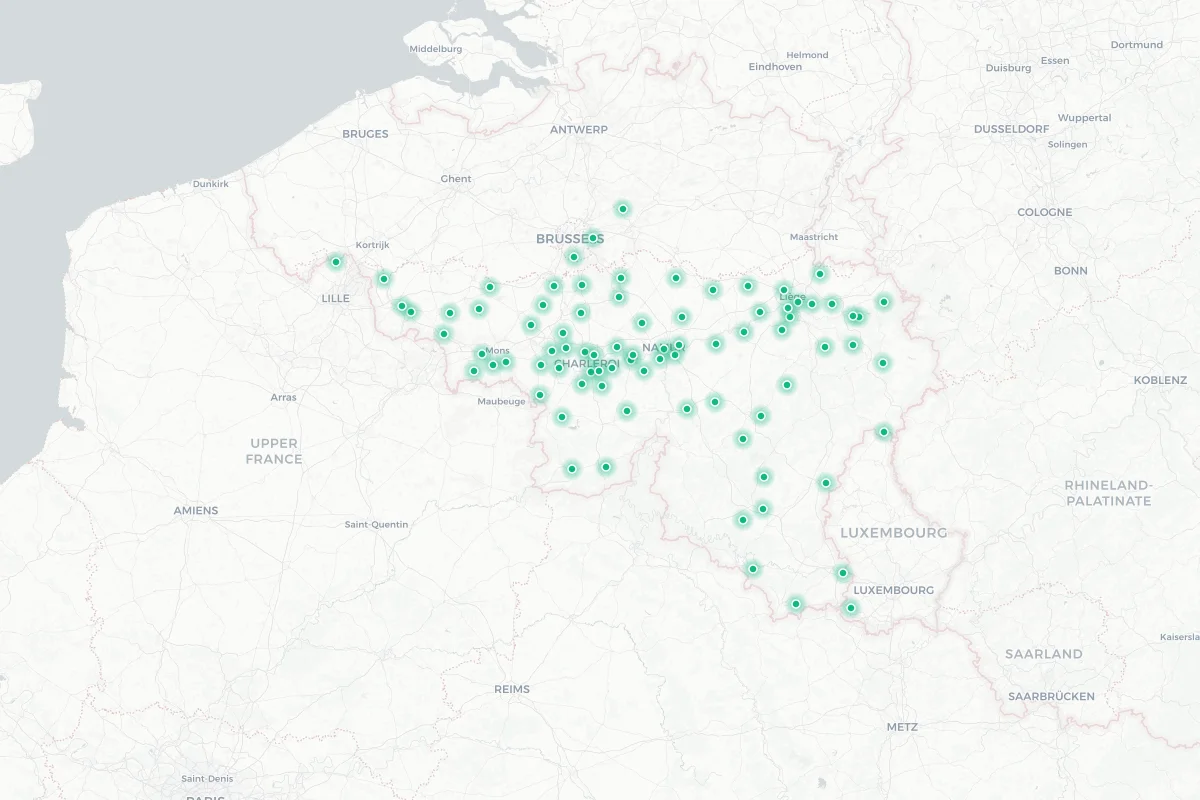 Trafic location map